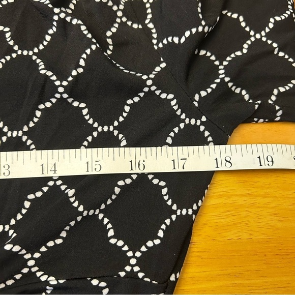 WHITE HOUSE BLACK MARKET Faux Wrap Tile Print Dress - Picture 13 of 16